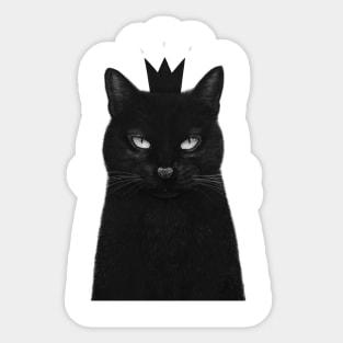 King cat Sticker